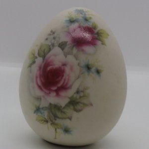 Vintage Solid Hand Painted Egg
